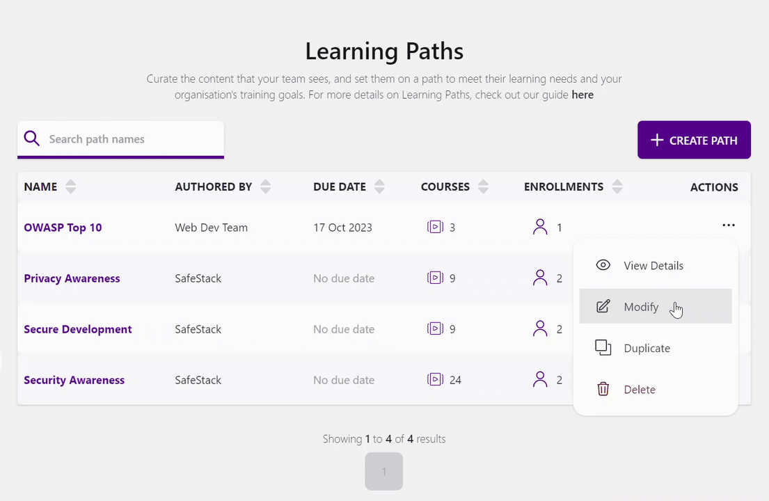 How to enroll a learner in a Learning Path